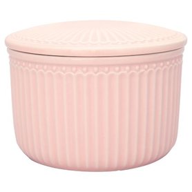 GreenGate Voorraad Pot / Storage Jar Alice Pale Pink Small GreenGate Voorraad Pot / Storage Jar Alice Pale Pink Small