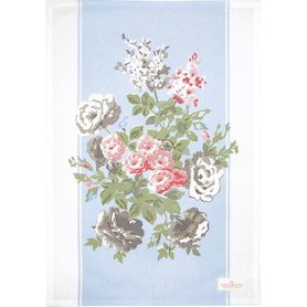 GreenGate Theedoek / Tea towel Petricia Pale Blue Piece Printed 50x70cm GreenGate Theedoek / Tea towel Petricia Pale Blue Piece Printed 50x70cm