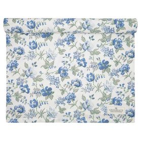 GreenGate Tafelloper / Tablerunner Donna Blue 45x140cm GreenGate Tafelloper / Tablerunner Donna Blue 45x140cm