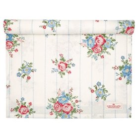 GreenGate Tafelloper / Tablerunner Henrietta White 45x140cm GreenGate Tafelloper / Tablerunner Henrietta White 45x140cm
