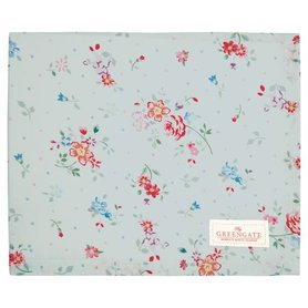 GreenGate Tafelkleed / Tablecloth Belle Pale Blue 100x100cm GreenGate Tafelkleed / Tablecloth Belle Pale Blue 100x100cm