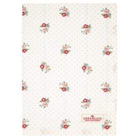 GreenGate Theedoek / Tea towel Eja White 50x70cm GreenGate Theedoek / Tea towel Eja White 50x70cm