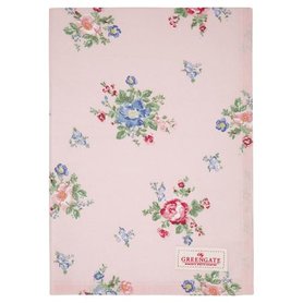 GreenGate Theedoek / Tea towel Roberta Pale Pink 50x70cm GreenGate Theedoek / Tea towel Roberta Pale Pink 50x70cm