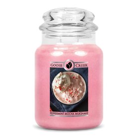 Peppermint Mocha Milkshake Goose Creek Candle 24oz Large Jar Peppermint Mocha Milkshake Goose Creek Candle 24oz Large Jar