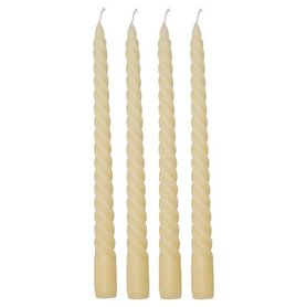 GreenGate Dinerkaars Light Twisted licht geel set/4