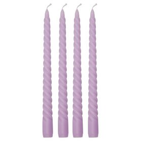 GreenGate Dinerkaars Light Twisted Lavendel set/4