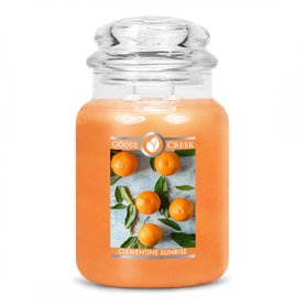 Clementine & Sunrise Goose Creek Candle 24oz Large Jar Clementine & Sunrise Goose Creek Candle 24oz Large Jar