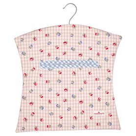 GreenGate Wasknijper Zak Viola check pale pink GreenGate Wasknijper Zak Viola check pale pink