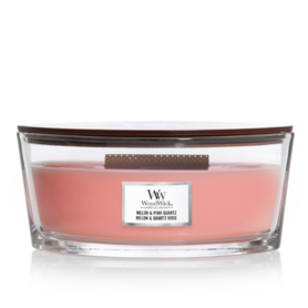 WoodWick® Melon & Pink Quartz Ellipse Candle WoodWick® Melon & Pink Quartz Ellipse Candle