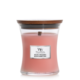WoodWick® Melon & Pink Quartz Medium Candle