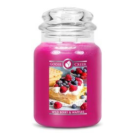 Wild Berry & Waffles Goose Creek Candle 24oz Large Jar Wild Berry & Waffles Goose Creek Candle 24oz Large Jar