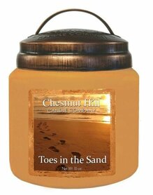 CHESTNUT HILL Candles Geurkaars met 2 lonten TOES IN THE SAND 450g  CHESTNUT HILL Candles Geurkaars met 2 lonten TOES IN THE SAND 450g
