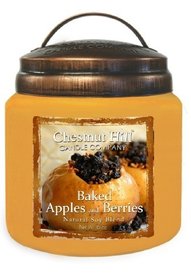 CHESTNUT HILL Candles Geurkaars met 2 lonten BAKED APPLES AND BERRIES 450g  CHESTNUT HILL Candles Geurkaars met 2 lonten BAKED APPLES AND BERRIES 450g