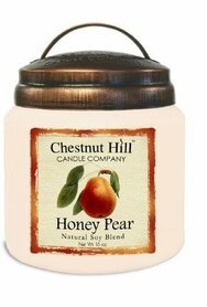 CHESTNUT HILL Candles Geurkaars met 2 lonten HONEY PEAR 450g  CHESTNUT HILL Candles Geurkaars met 2 lonten HONEY PEAR 450g