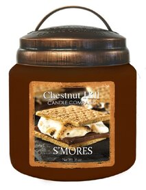 CHESTNUT HILL Candles Geurkaars met 2 lonten S`MORES 450g  CHESTNUT HILL Candles Geurkaars met 2 lonten S`MORES 450g