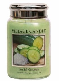 Village Candle Sea Salt & Cucumber 737gr Large Candle