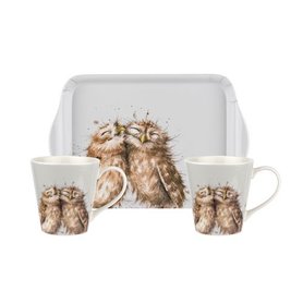 Wrendale Designs Mug & Tray set Owl