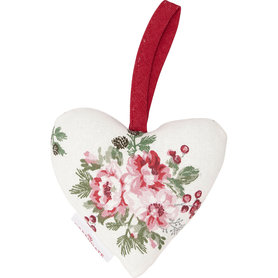GreenGate Charline white decoratie hart set/2 GreenGate Charline white decoratie hart set/2
