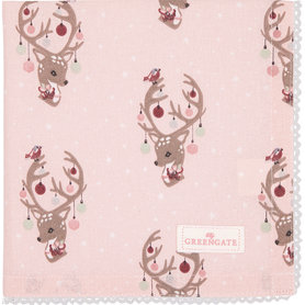 GreenGate Dina pale Pink servet met  kant GreenGate Dina pale Pink servet met  kant