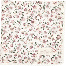 GreenGate Marie petit dusty rose servet met  kant GreenGate Marie petit dusty rose servet met  kant
