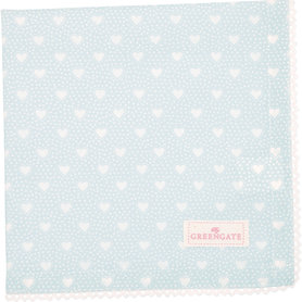 GreenGate Penny pale blue servet met  kant GreenGate Penny pale blue servet met  kant
