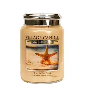Village Candle Limited Edition Toes in the Sand 737gr Large Candle