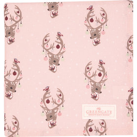 GreenGate Dina pale pink tafelkleed 100 x 100cm GreenGate Dina pale pink tafelkleed 100 x 100cm