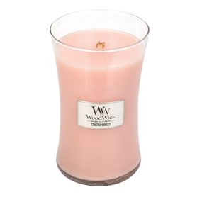 WoodWick® HearthWick® Coastal Sunset Geurkaars Large  WoodWick® HearthWick® Coastal Sunset Geurkaars Large