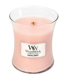 WoodWick® HearthWick® Coastal Sunset Geurkaars Medium  WoodWick® HearthWick® Coastal Sunset Geurkaars Medium