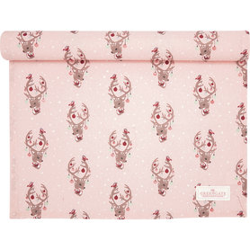 GreenGate Dina pale pink tafelloper 45 x 140cm GreenGate Dina pale pink tafelloper 45 x 140cm