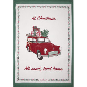 GreenGate Charline car white Theedoek