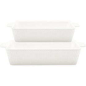 GreenGate Alice white ovenschaal set/2