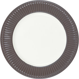 GreenGate Alice dark chocolate Diner bord