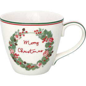 GreenGate Merry christmas white Mok
