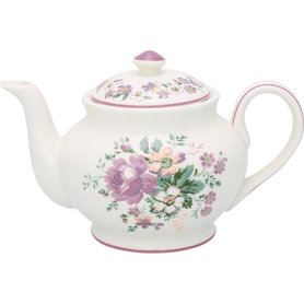 GreenGate Marie dusty rose Theepot rond