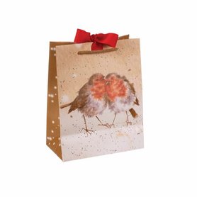 Wrendale Designs Cadeautasje Roodborstje-medium Wrendale Designs Cadeautasje Roodborstje-medium