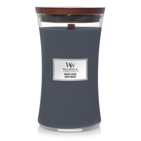 WoodWick® Indigo Suede Large Candle  WoodWick® Indigo Suede Large Candle