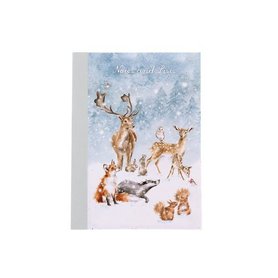 Wrendale Designs Notizbuch Weihnachten A6 - Winter Wonderland