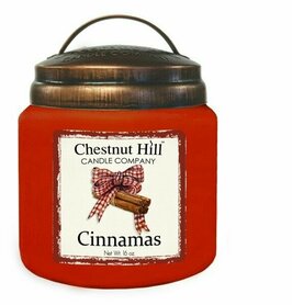 CHESTNUT HILL Candles Geurkaars met 2 lonten CINNAMAS 450g  CHESTNUT HILL Candles Geurkaars met 2 lonten CINNAMAS 450g