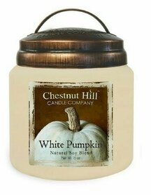 CHESTNUT HILL Candles Geurkaars met 2 lonten WHITE PUMPKIN 450g  CHESTNUT HILL Candles Geurkaars met 2 lonten WHITE PUMPKIN 450g