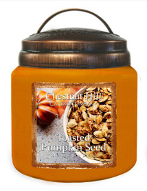 CHESTNUT HILL Candles Geurkaars met 2 lonten TOASTED PUMPKIN SEEDS 450g  CHESTNUT HILL Candles Geurkaars met 2 lonten TOASTED PUMPKIN SEEDS 450g