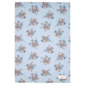 GreenGate Marie dusty blue Theedoek