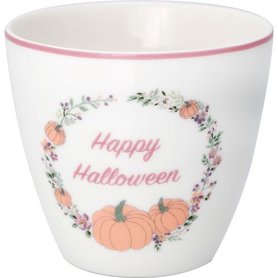 GreenGate Halloween Collectie Clarice white Latte Beker 0,30L GreenGate Halloween Collectie Clarice white Latte Beker 0,30L