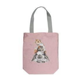 Wrendale Designs Canvas Tas - Piggy in the Middle