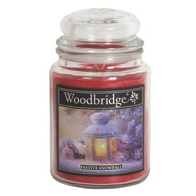 Woodbridge Festive Snowfall 565gr Large Candle