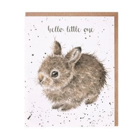 Wrendale '"Hello Little One"' new baby card