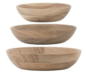 Bowl set of 3 acacia wood | IB Laursen
