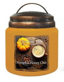 CHESTNUT HILL Candles Geurkaars met 2 lonten PUMPKIN HONEY CHAI 450g  CHESTNUT HILL Candles Geurkaars met 2 lonten PUMPKIN HONEY CHAI 450g