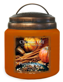 CHESTNUT HILL Candles Geurkaars met 2 lonten PUMPKIN SPICE 450g  CHESTNUT HILL Candles Geurkaars met 2 lonten PUMPKIN SPICE 450g