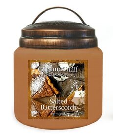 CHESTNUT HILL Candles Geurkaars met 2 lonten SALTED BUTTERSCOTCH 450g  CHESTNUT HILL Candles Geurkaars met 2 lonten SALTED BUTTERSCOTCH 450g